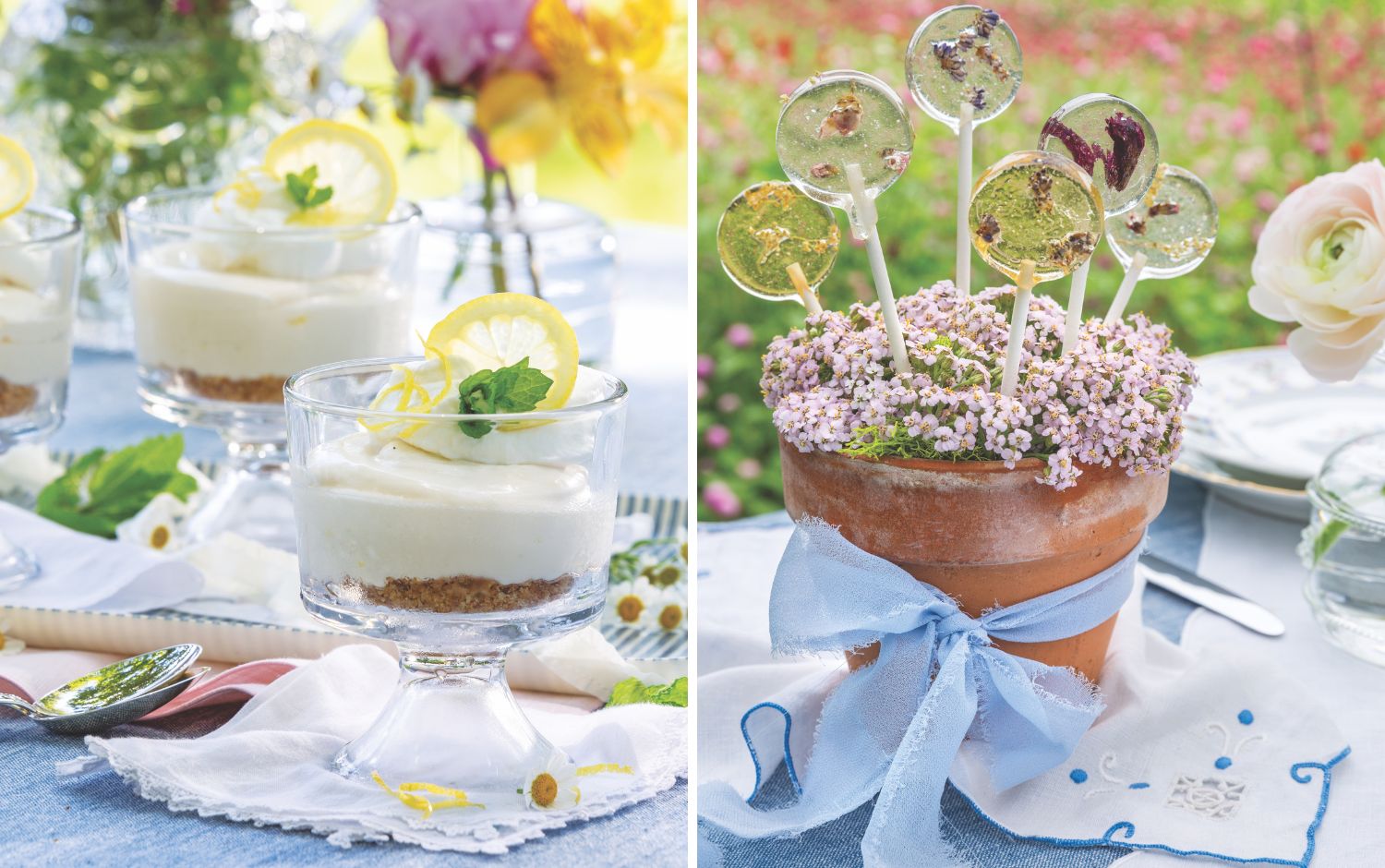 Host Friends for Lunch Amid the Blossoms