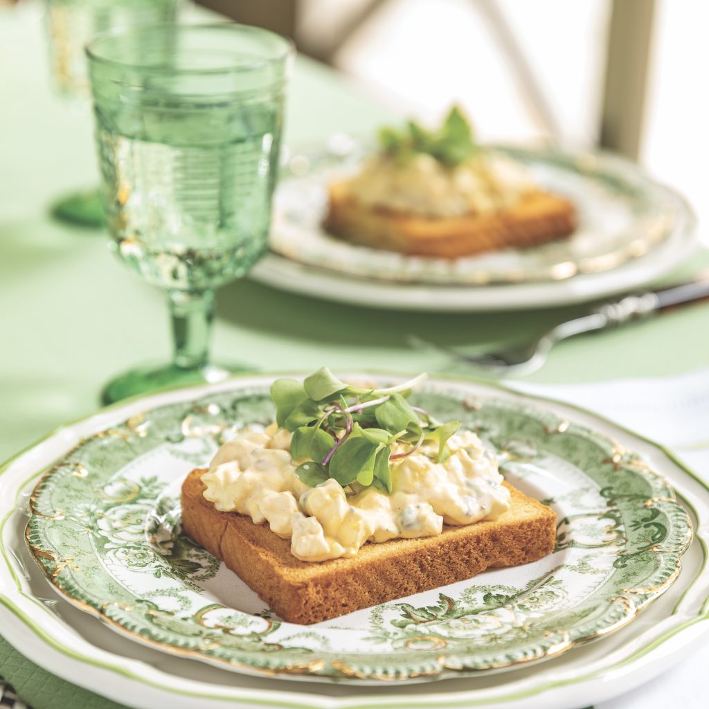 Open-Faced Egg Salad Sandwiches