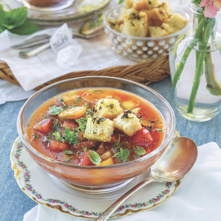 Mixed-Tomato Gazpacho