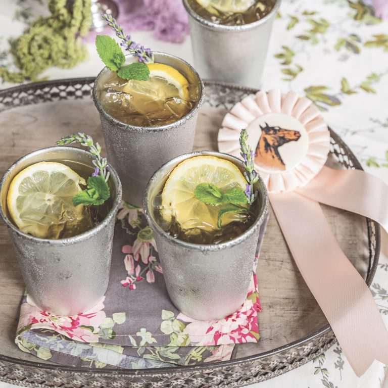 Lavender-Lemonade Mint Julep for Derby Day