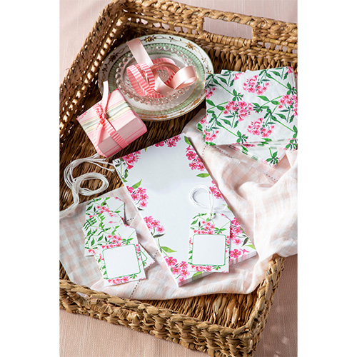 Pink Flowers Stationery Set from Southern Lady