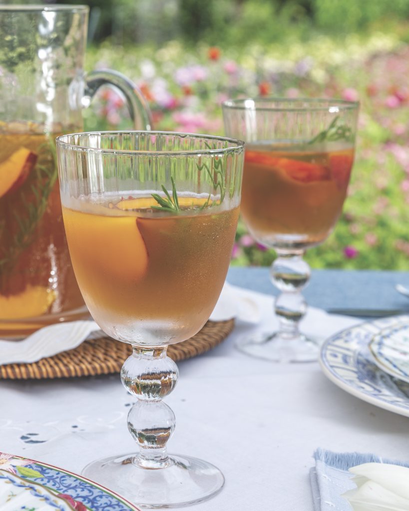 Rosemary-Peach Tea