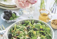 Blackberry and Basil Salad with Balsamic Vinaigrette Blackberry and Basil Salad with Balsamic Vinaigrette