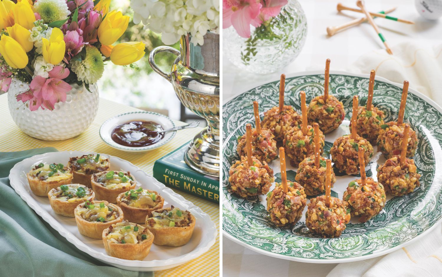 Finger foods for a golf-themed Father's Day gathering