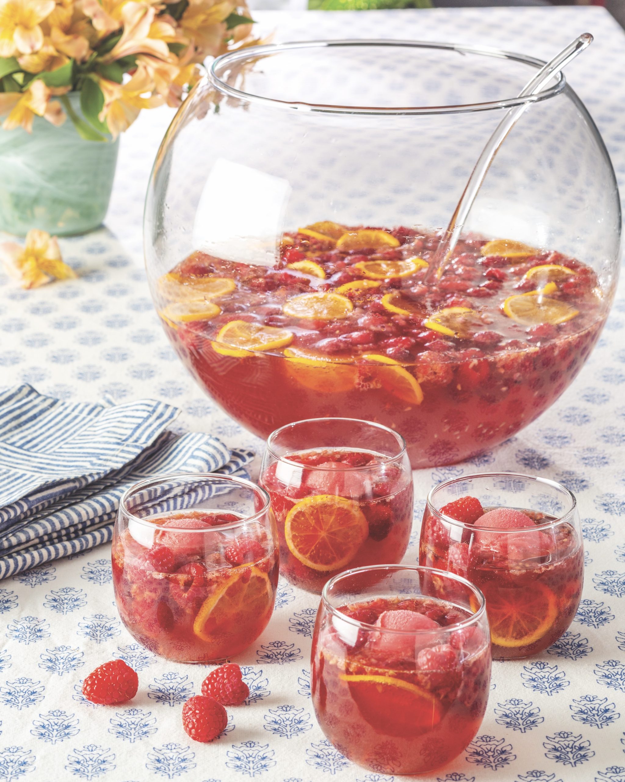 Raspberry-Rosé Punch