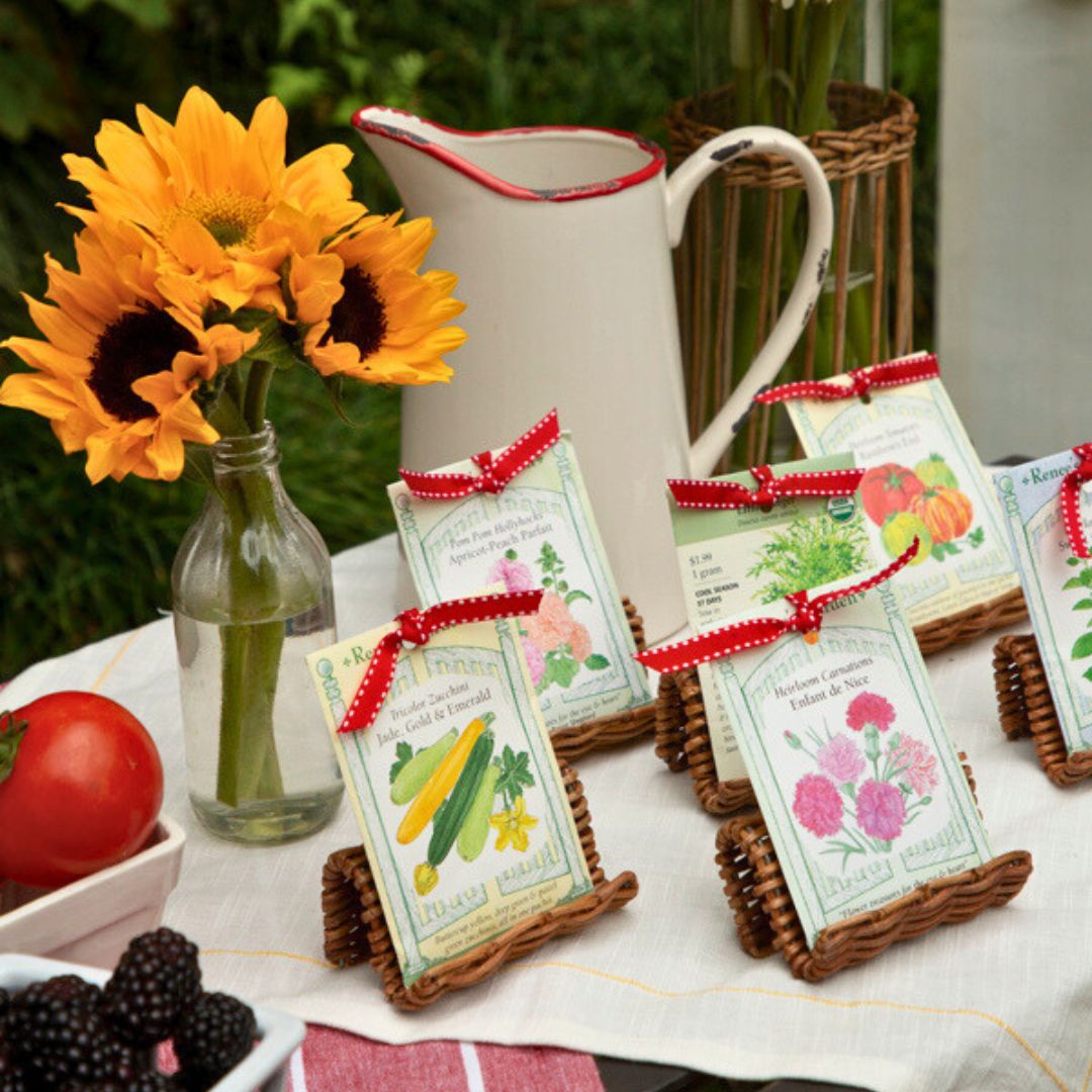 Seed packet place holders