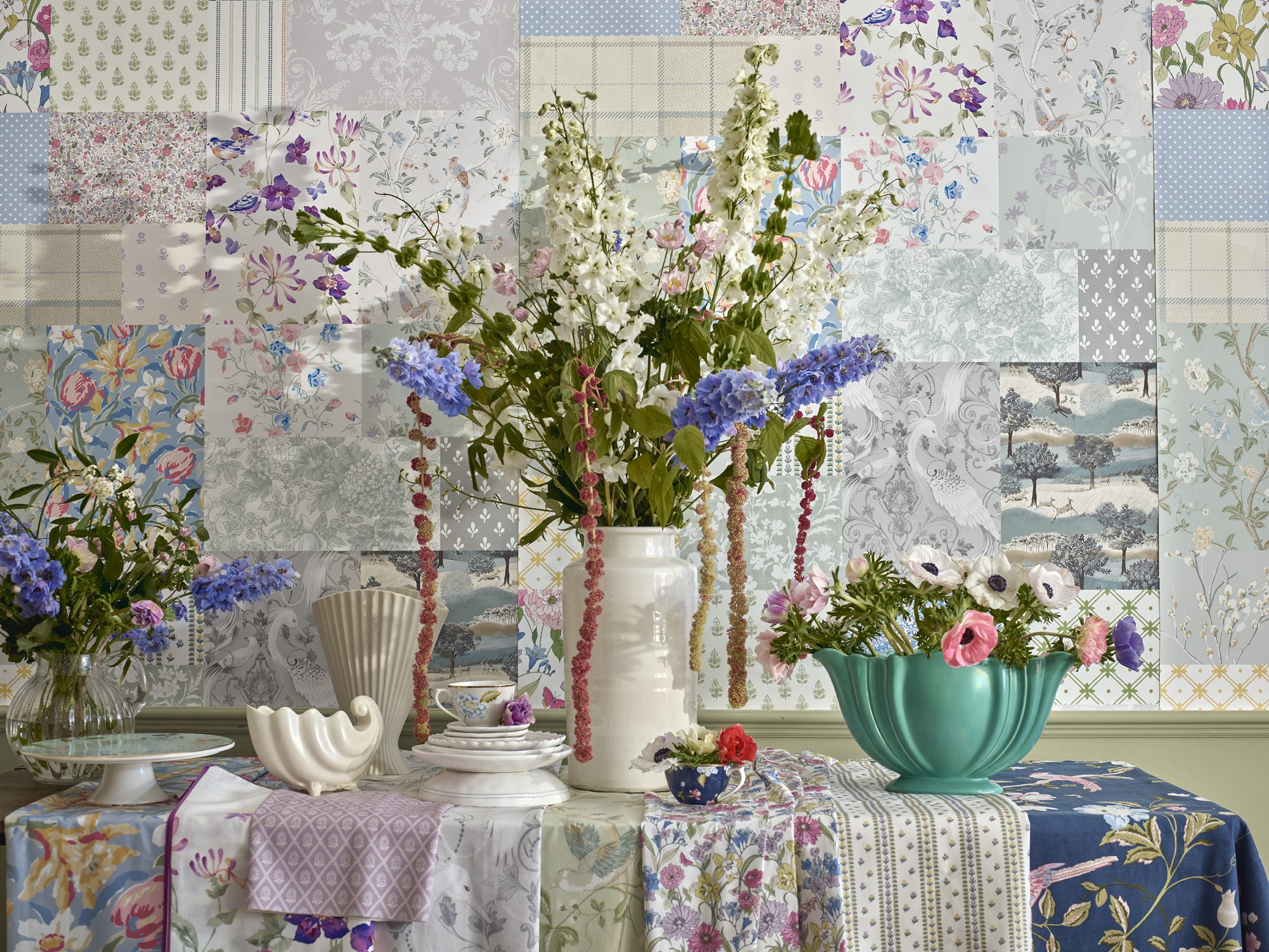 Laura Ashley fabrics and flowers