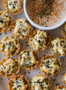 Crispy Cajun Shrimp Cups