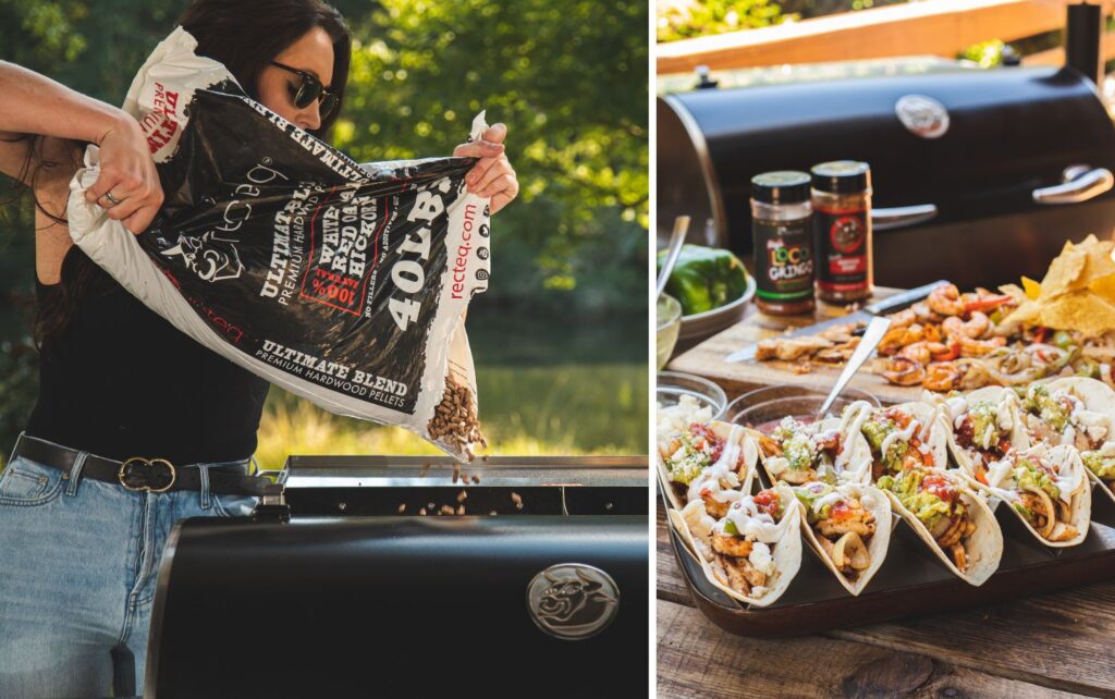 Shannon Mitchell of recteq grills and tacos