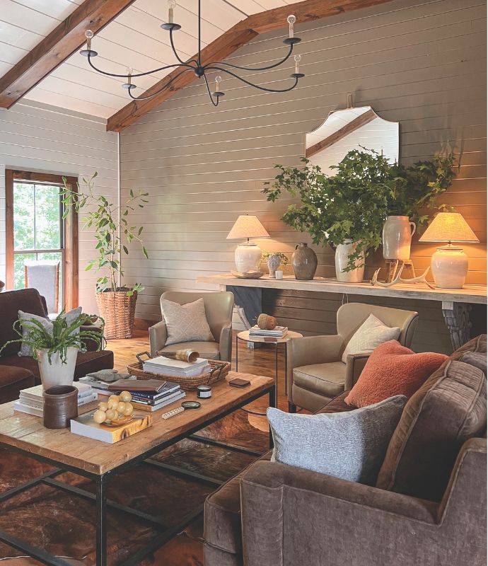 Andiamo Lodge interior living space