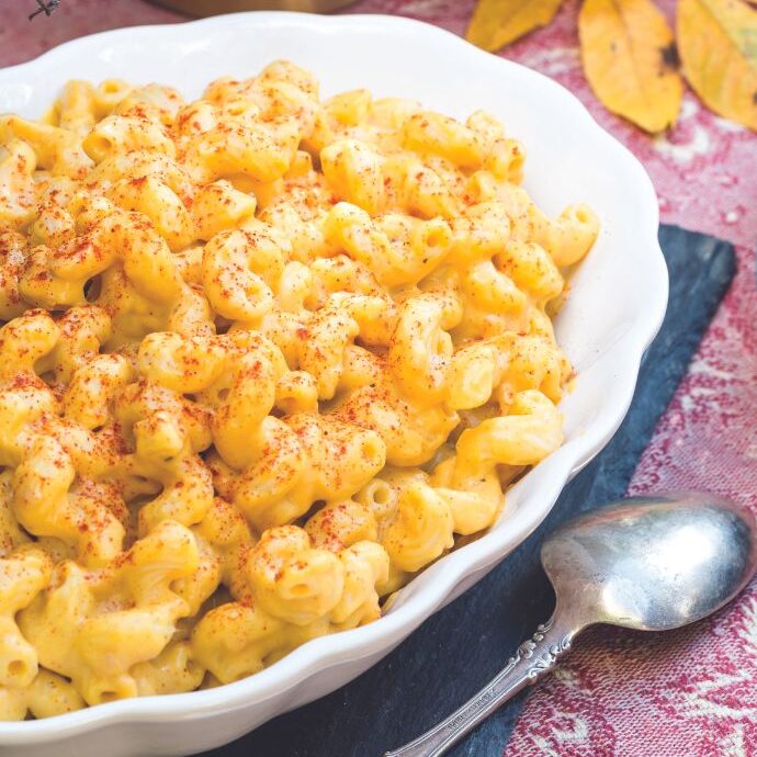 Pumpkin and Smoked Cheddar Pasta