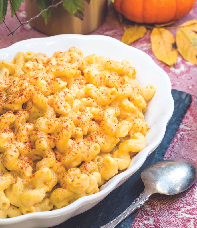 Pumpkin and Smoked Cheddar Pasta