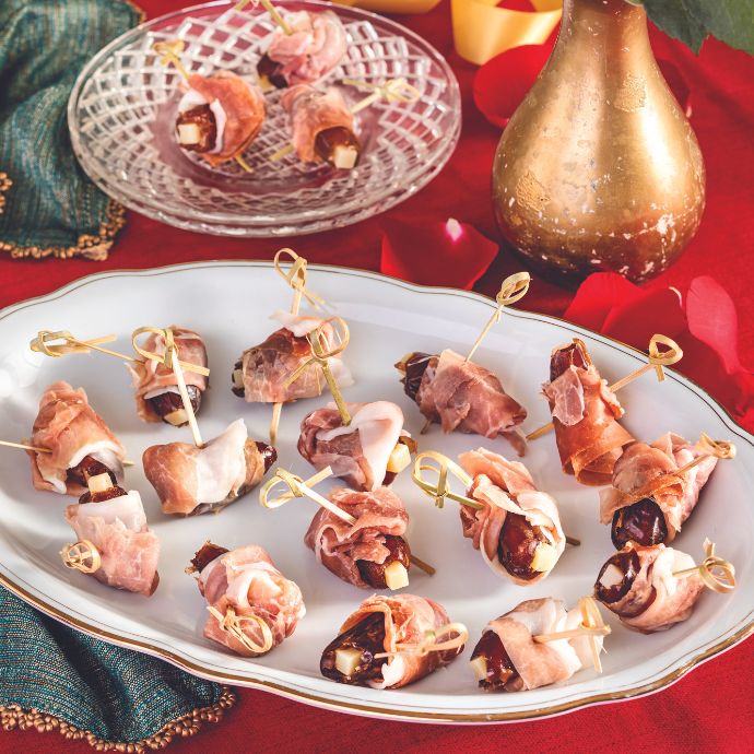 Country Ham-Wrapped Dates