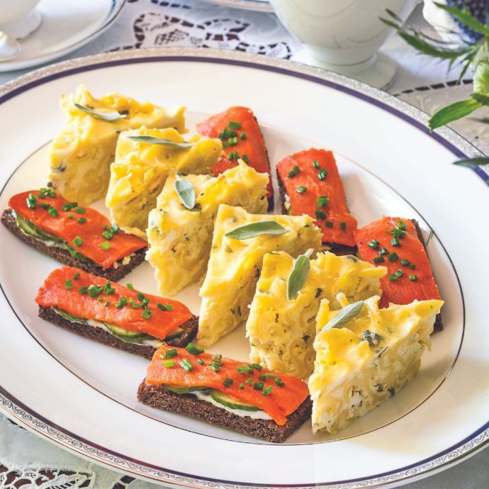 Savory teatime bites