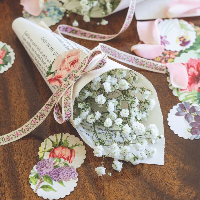 Tabletop posy how-to