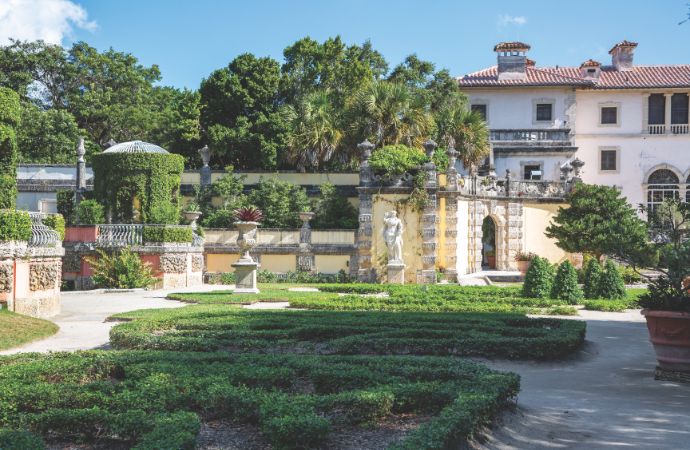 Formal gardens at Miami's Vizcaya