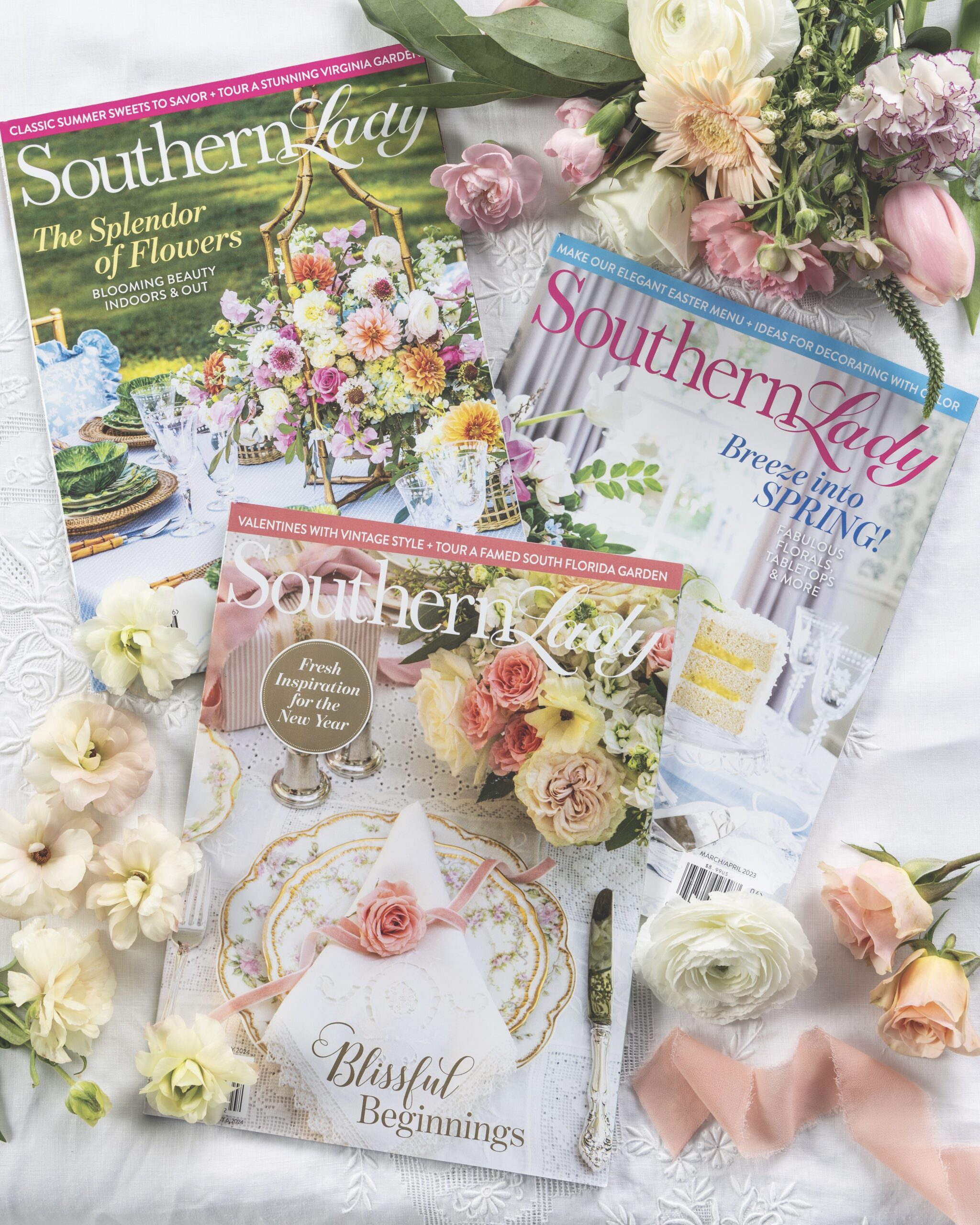 Three Southern Lady magazines