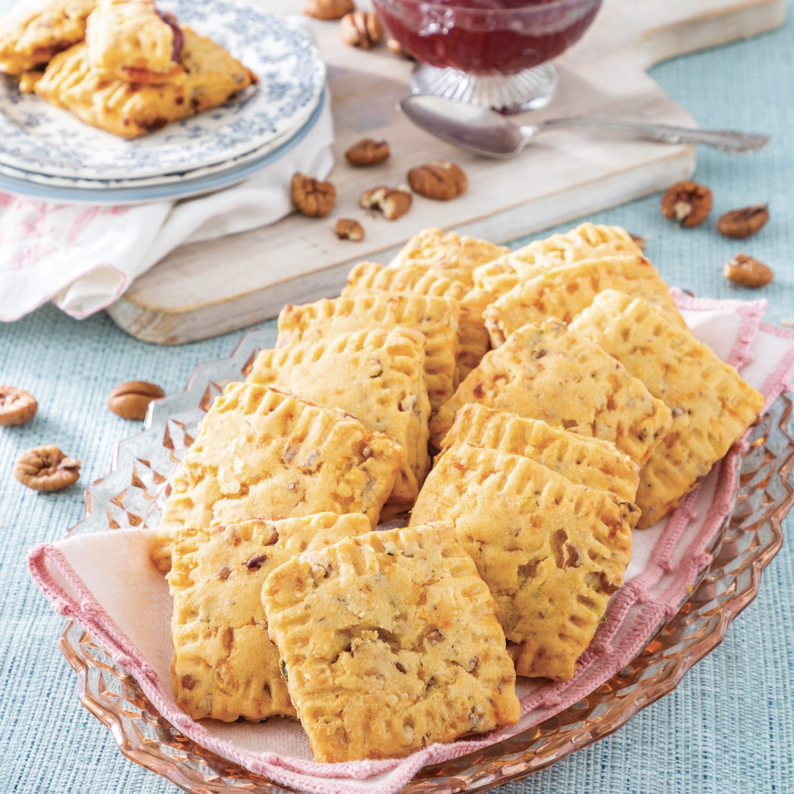 Pimiento Cheese and Strawberry Jam pockets