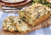 Spinach, Onion, and Garlic Quick Bread Spinach, Onion, and Garlic Quick Bread