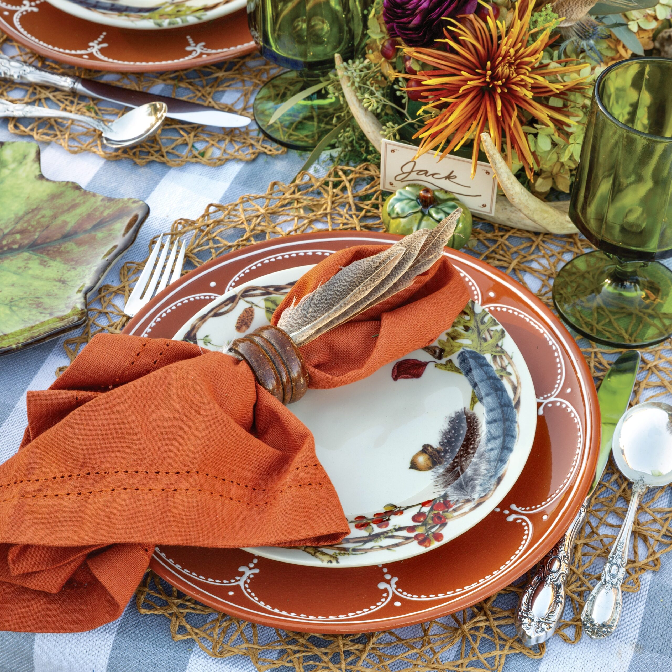 Fall place setting