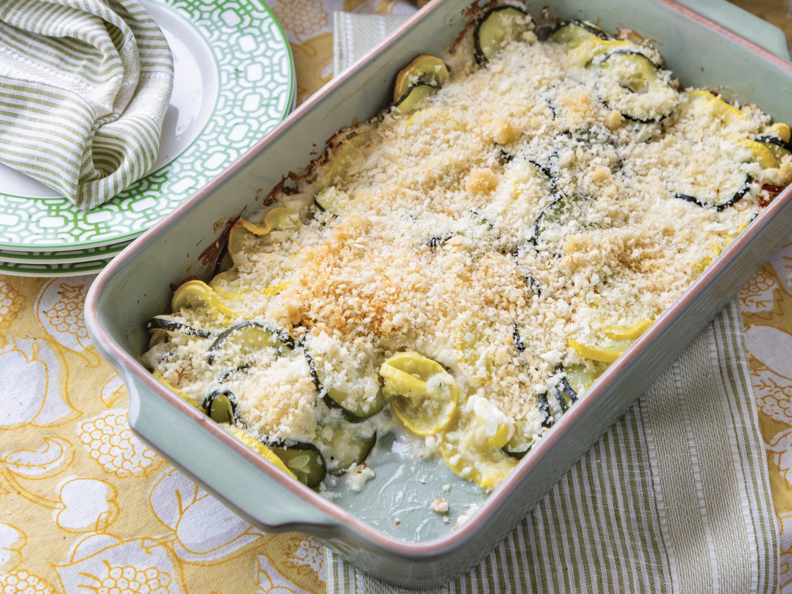 Zucchini and Squash Gratin