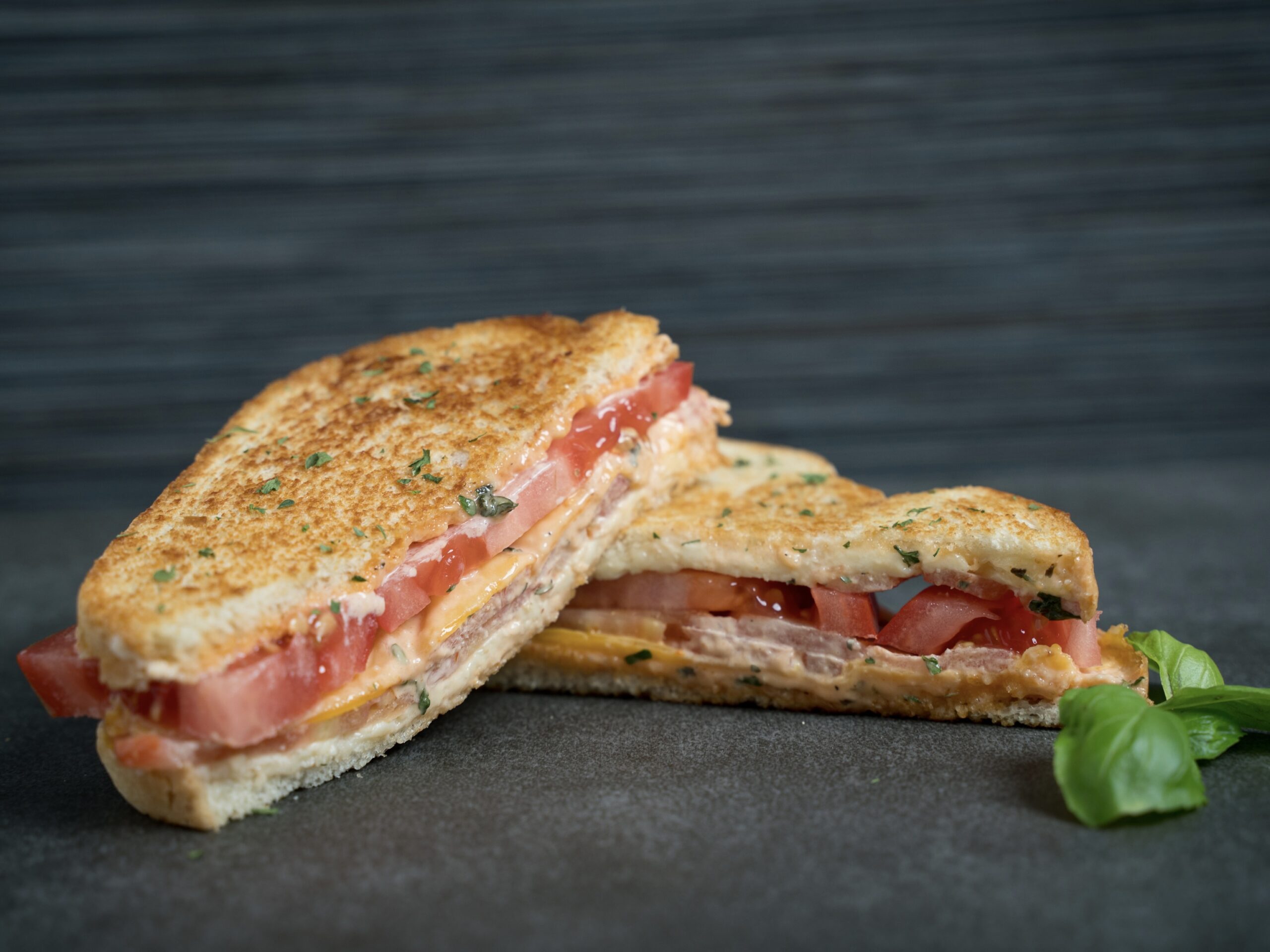 Tomato grilled cheese sandwich