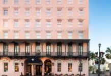Explore Charleston’s Pretty-in-Pink Landmark Hotel