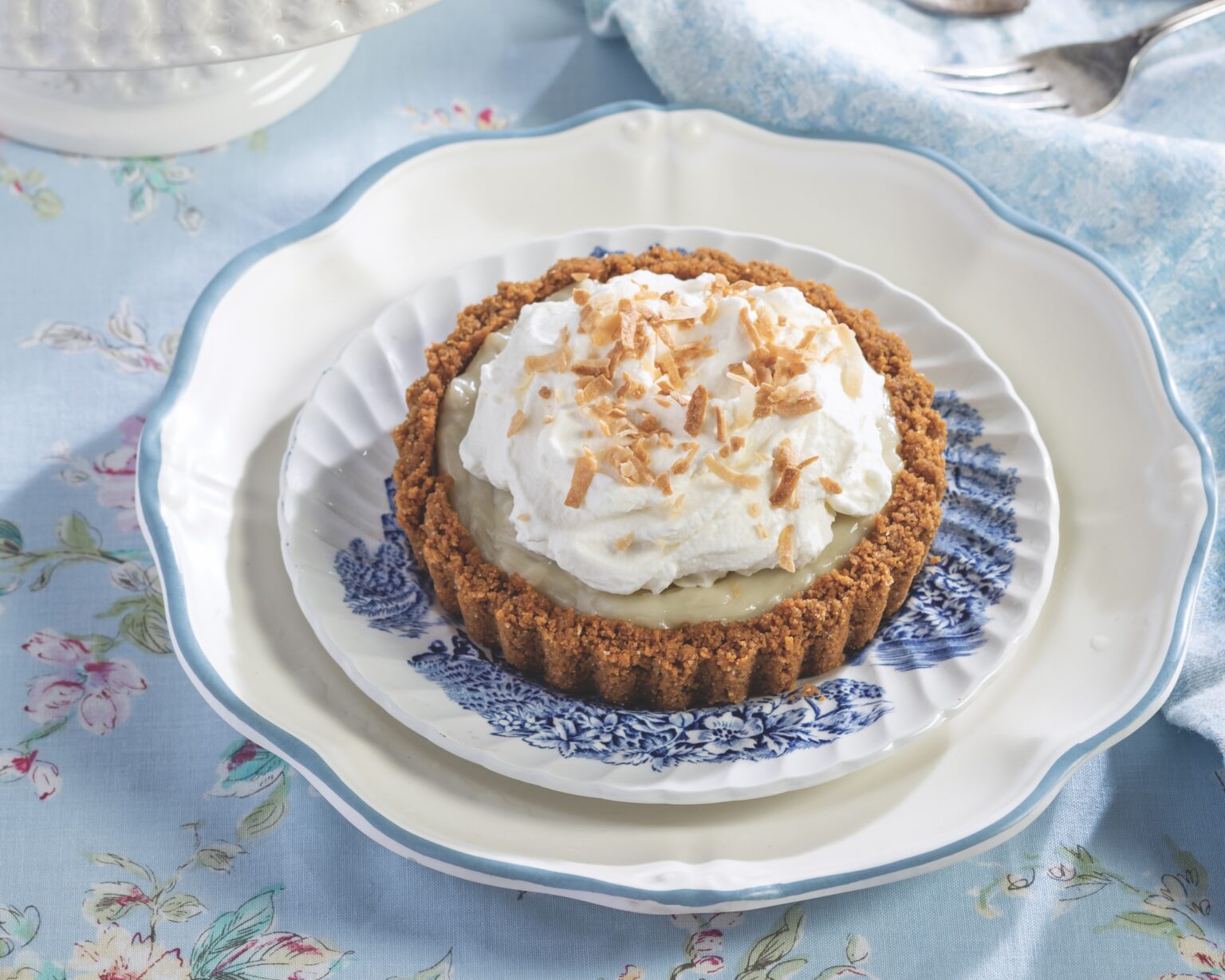 Mini coconut cream pies
