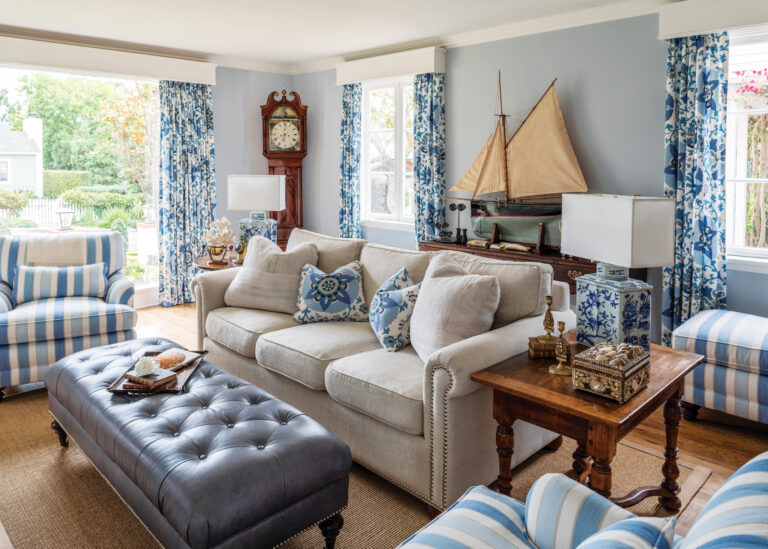 Coastal style living room