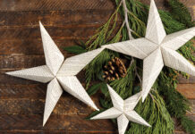 Delicate Paper Stars for Holiday Décor How-To Christmas paper stars