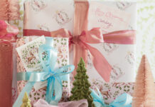 A Southern Lady Holiday Gift Guide for 2025 Wrapped presents in pastel colors