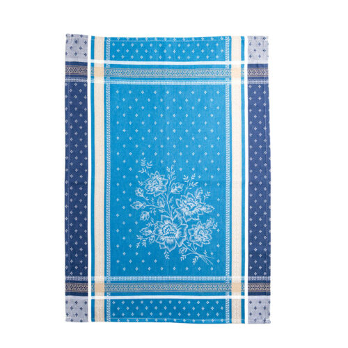 Blue roses towel