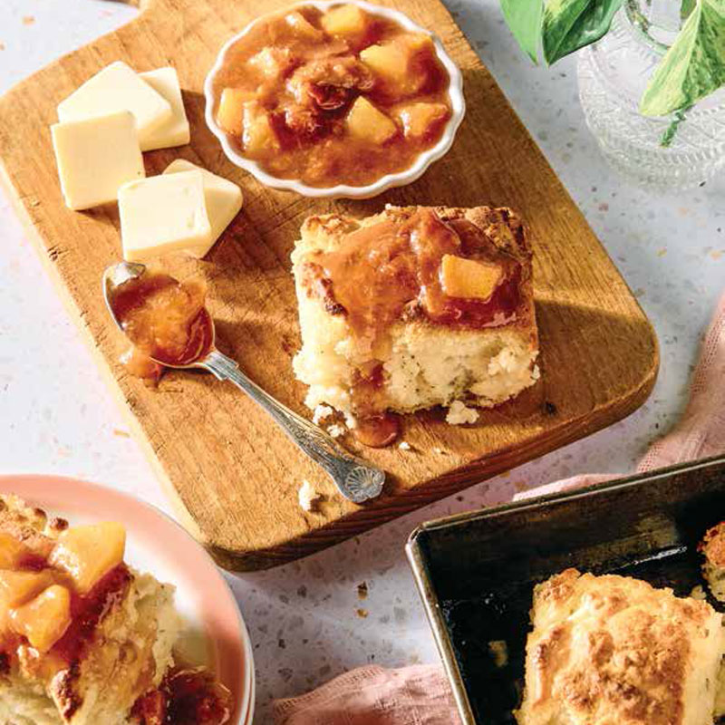 Peach cake