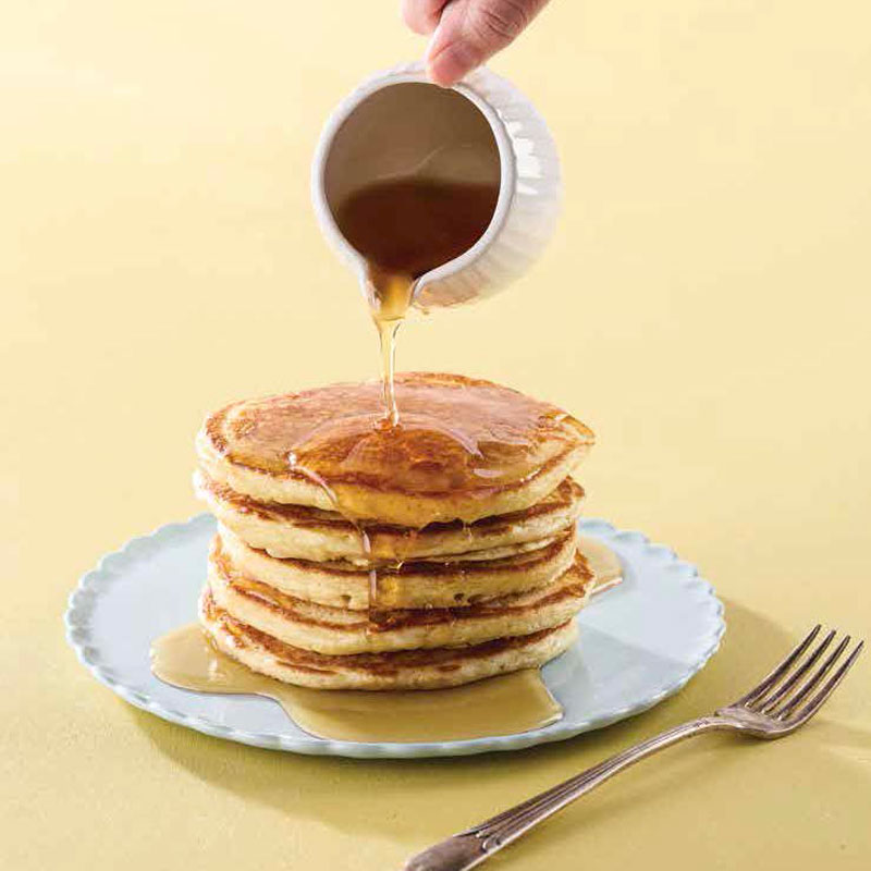Pancakes with syrup