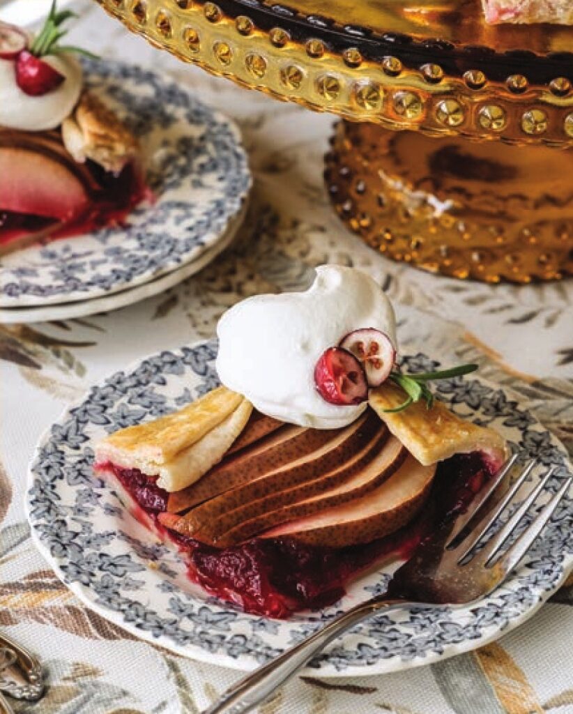 Pear-Cranberry Tart