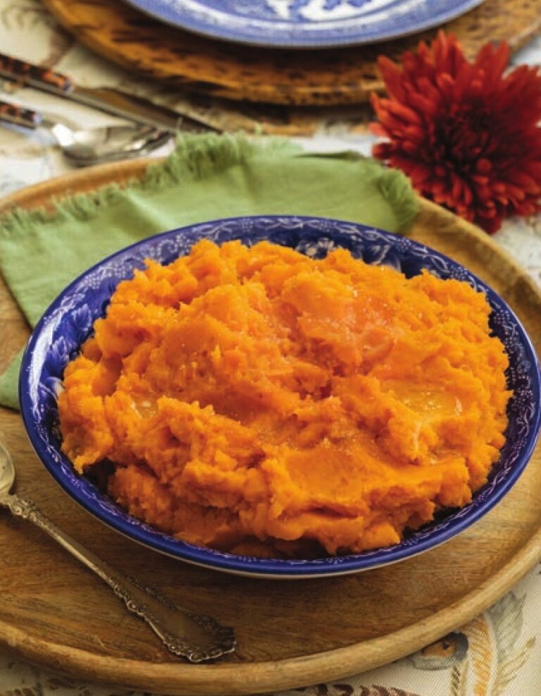 mashed sweet potatoes
