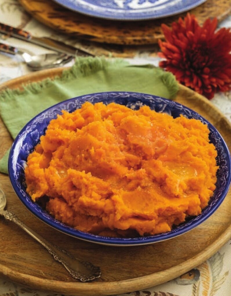mashed sweet potatoes