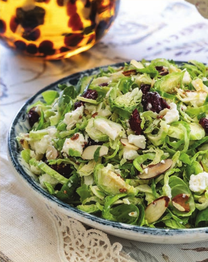 Brussels Sprouts and Cranberry Salad